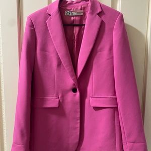 Pink Zara Blazer